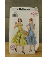 6175 8-12 Retro Butterick 1952 Ladies Summer Dress Costume Sewing Patter... - £10.16 GBP