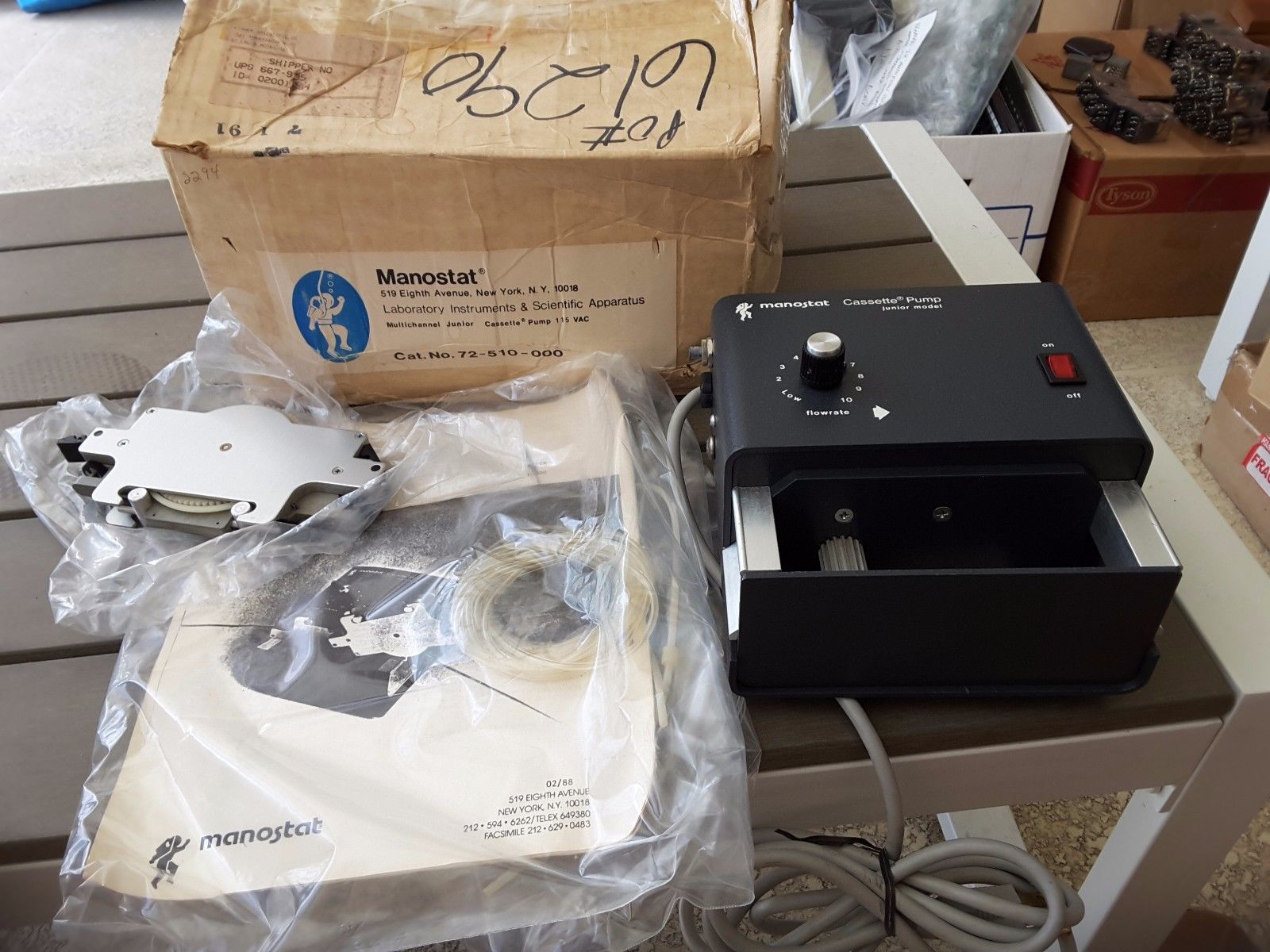 MANOSTAT CASSETTE PUMP 72-510-000 JUNIOR MODEL 72-510-000 NIB NEW RARE P... - $197.02