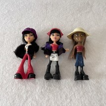 Bratz Doll Lot of 3 McDonalds Happy Meal Jade Sasha Mini Dolls 2003 - $8.69