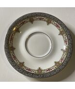 Vintage A. Lanternier Limoges 6.5” Saucer Plate Plat-Gold Edging Floral ... - €16,30 EUR