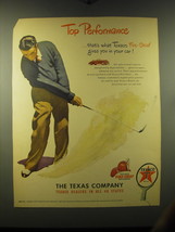 1948 Texaco Fire-Chief Gasoline Ad - Top performance - £14.78 GBP