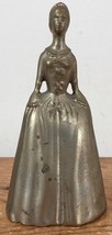 Vtg Virginia Metalcrafters Brass Colonial Williamsburg Figural Lady Table Bell  - £31.89 GBP