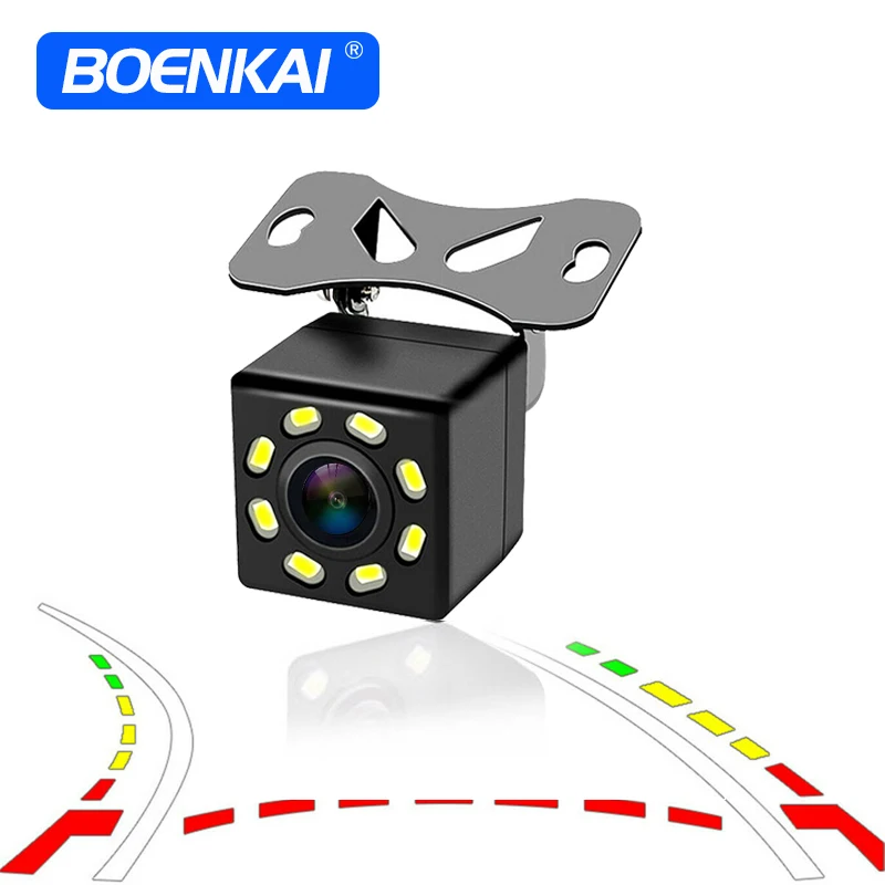 Boenkai Universal Backup Camera With Dynamic Trajectory Parking Line Reversing - £35.10 GBP+