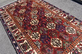 5&#39;4 x 9&#39;4 Allover Design Amazing Handmade Wool Area Rug Vintage Oriental Carpet - £1,194.92 GBP