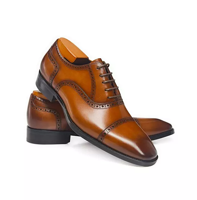 New Tan Brogue Handmade Leather Formal Lace Up Office/ Dress Shoes For Mens - $149.99+
