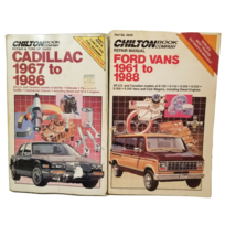 Chilton Repair Manuals #7462 Cadillac &#39;67-&#39;86 and #6849 Ford Vans &#39;61-&#39;88 - $18.80