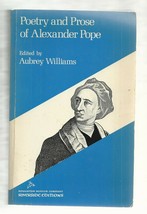 POETRY AND PROSE OF ALEXANDER POPE  1969   1st  PRINTING EX++ HOUTON MIF... - $19.20