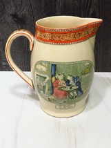 Antique Adams Illustrations Dickens England David Copperfield Pitcher 7&quot; - £26.82 GBP