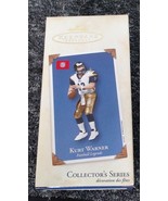 NFL Hallmark St Louis Rams Kurt Warner Football Keepsake Christmas Ornament - $17.76 CAD