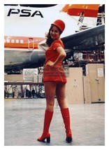 Pacific Southwest Arilines Hot Legs Sexy Stewardess 5X7 Photo - £6.34 GBP