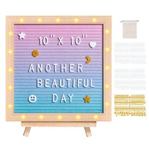 VEVOR Gradient Felt Letter Board, 10&quot;x10&quot; Felt Message Board, Changeable... - $1,171.61 MXN