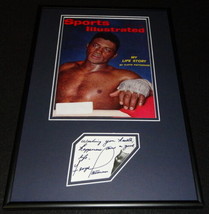 Floyd Patterson Signed Framed 1962 Sports Illustrated Cover Display  - $123.74
