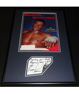 Floyd Patterson Signed Framed 1962 Sports Illustrated Cover Display  - £97.33 GBP