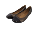 Clarks Indigo Flats Patent Leather Toe + Heel Women&#39;s US Size 8.5 Floral... - $22.24