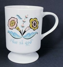 Berggren &quot;Var Sa God&quot; Swedish Folk Art 8 oz. Coffee Tea Mug Cup - $13.47