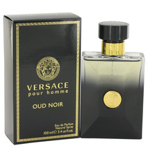 Versace Pour Homme Oud Noir Cologne 3.4 Oz Eau De Parfum Spray - £78.49 GBP