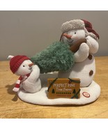 Hallmark 2014 Jingle Pals Singing Snowman Plush The Perfect Pine Tree Fa... - $548.91 MXN
