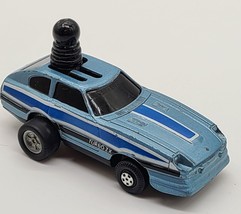 1984 Schaper Five Winders Turbo ZX Two Tone Blue Datsun Shifter Toy - $9.59