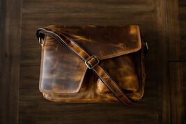 Buffalo Leather Messenger - $275.00