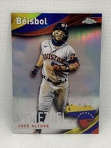 Jose Altuve 2021 Topps Chrome Beisbol Insert Card # B4 Venezuela - £2.36 GBP