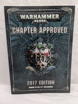 Warhammer 40K Chapter Approved 2017 Edition Book - $21.37