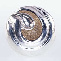 Orit Schatzman Bague en Argent Avec Paillettes Accent Taille 6.25 - $1,543.87 MXN