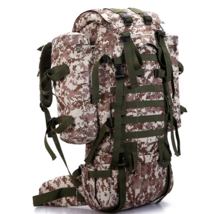 80L Large Capacity Camouflage Hiking Backpack Waterproof Outdoor Rucksacks  - £106.94 GBP