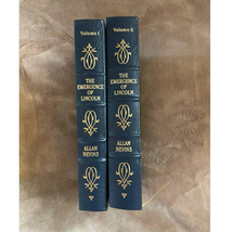 The Emergence of Lincoln, Vol.1&amp;2, Allan Nevins, Easton Press 1st Ed (1988) NEW - £212.87 GBP