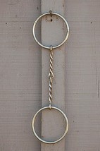 Loose Ring Twisted Wire Steel Snaffle Bit 5&quot; Mouth Piece English Horse B... - €21,38 EUR