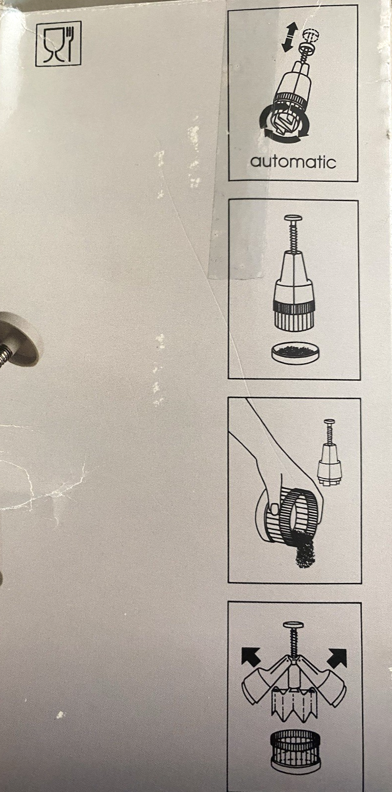 Zyliss Original Universal Hacker Food Chopper Switzerland Never Used Box Damaged Item image 3