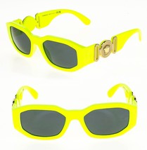 VERSACE BIGGIE Medusa Emblem 4361 Yellow Fluo VE4361 Narrow Unisex Sunglasses - $274.23