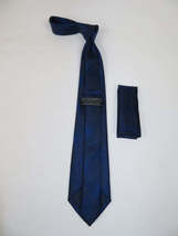 Men's Tie and Hankie Set Soft Microfiber Silky Vito Rofolo by J.Valintin VTR-29 image 3