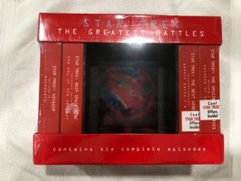 Star Trek The Greatest Battles - 4 Vhs W/ Collectible Transparency (VHS,1997) - £23.94 GBP