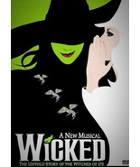 Wicked DVD (A New Musical)  Glinda - Elphaba Acts 1 + 2 (Complete Show) - $8.95