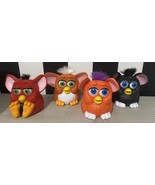 Lot of 4 McDonald’s Furby 1998 Vintage Tiger Figurines GREAT CONDITION - $94.24 MXN