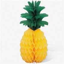 Tropical Delight Pineapple Honeycomb - Vibrant Multicolor Party Decoration, 14&quot; - £17.56 GBP