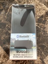 NEW Wireless Bluetooth Speaker Black 16WMS129-BLK Rugged Waterproof Rechargeable - £13.52 GBP