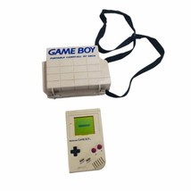 Vtg 80's Original Game Boy Working w/Original Portable Carry-All by ASCII 1989 - £96.78 GBP