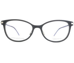 Tommy Hilfiger Eyeglasses Frames TH 1398 R3B Matte Black Silver Blue 50-18-140 - £47.25 GBP