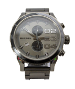 New Diesel DZ4314 Double Dawn 10-Bar Multifunction, Gunmetal Black Men W... - $188.10
