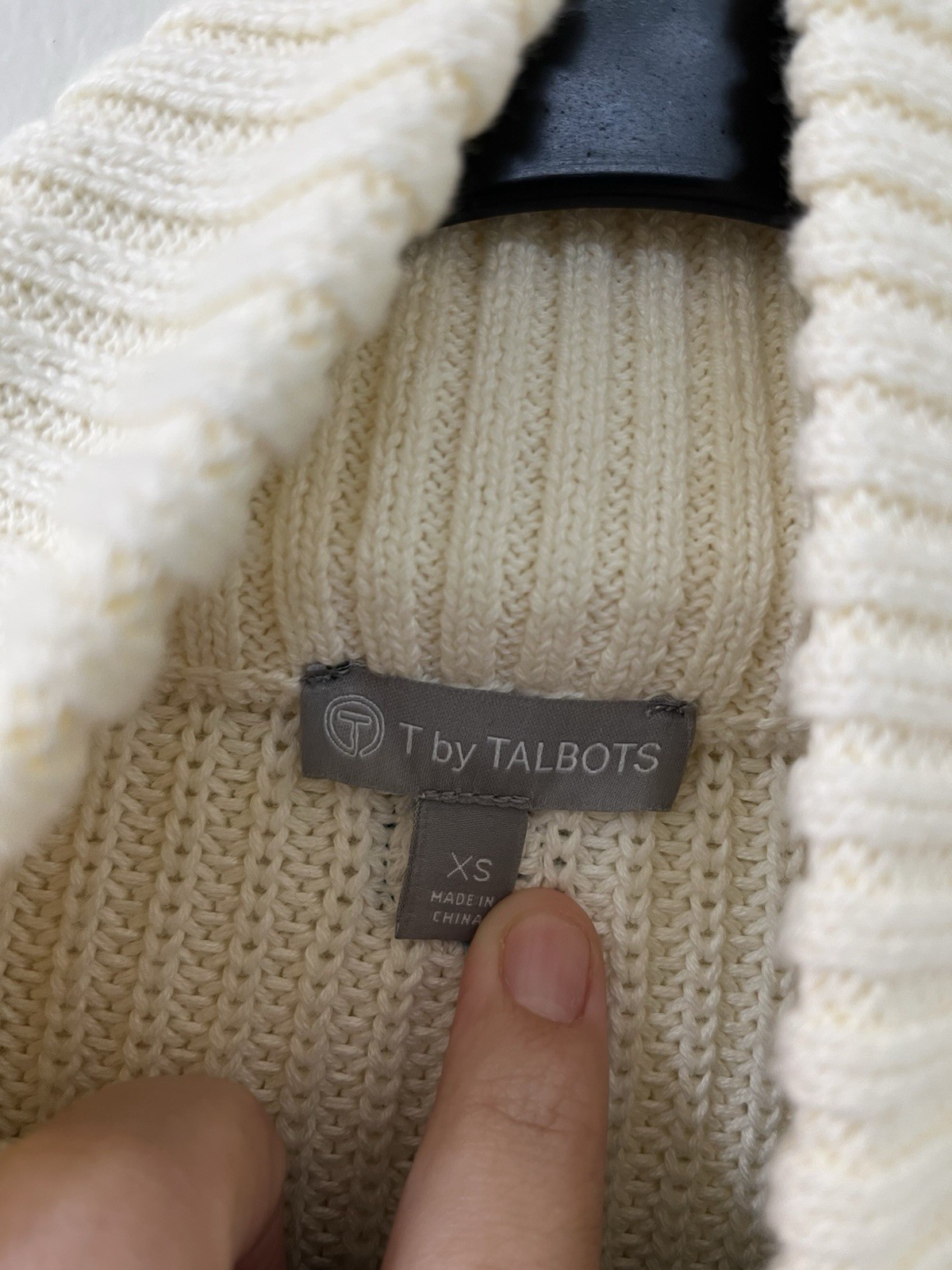 Vintage T By Talbots Sweater SIZE XS Knit Turtleneck Pullover colorblock Sporty Item image 4