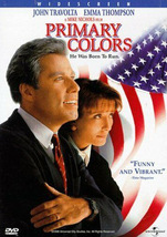 Primary Colors DVD Comedy Movie John Travolta Emma Thompson Mike Nichols... - £5.43 GBP