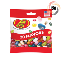 6x Bags Jelly Belly Beans 20 Flavors Assorted Gourmet Candy | 3.5oz | Fat Free - £21.42 GBP