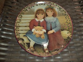  Sisters Are Blossoms Chantal Poulin Bradford Exchange 1995 Collector Plates - £31.96 GBP