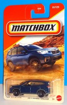 Matchbox 2025 MBX Adventure #1 2019 Subaru Forester Mtflk Dark Blue - £2.32 GBP