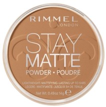 (3) Rimmel London Stay Matte Lightweight Lasting Powder #025 Toffee New - £10.92 GBP