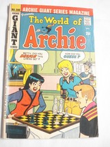 Archie Giant  Series #208 The World of Archie 1973 Good+ Chess Cover - £7.18 GBP