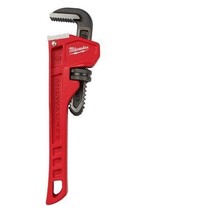 Milwaukee Tool 48-22-7108 8 In L 1 In Cap. Cast Iron Straight Pipe Wrench - £43.82 GBP