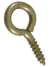 Hardware Essentials 322626 Large Gold Fg Screw Eye Bolt, 0.263 in. x 2-5... - $18.21 CAD
