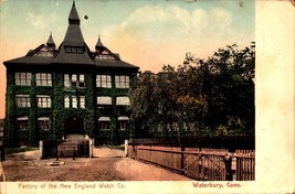 Waterbury Conn. CT- Factory of The New England Watch Co UDB c.1908 POSTCARD BK63 - £6.33 GBP